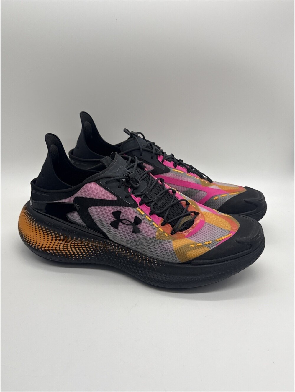 Under Armour HOVR Phantom 2 Unisex Running Shoes Pink Black Mens 11.5 Womens 13